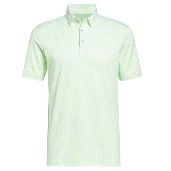 Adidas Aerial Jacquard Golf Polo Green Medium NWT - Picture 1 of 13